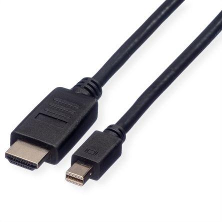 Roline, A: Vnější Display Port, B: Vnější HDMI, Polyvinylchlorid DisplayPort Kabely 1.5 m
