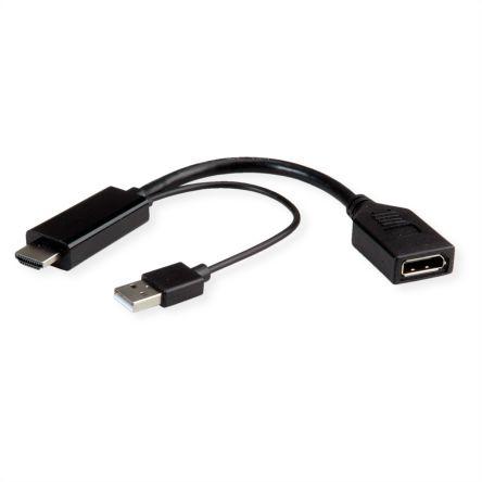 Roline Adaptér, Thunderbolt 2, počet zobrazení: 1, 3840 x 2160 pixel, video připojení: Display Port, standard: USB 2.0