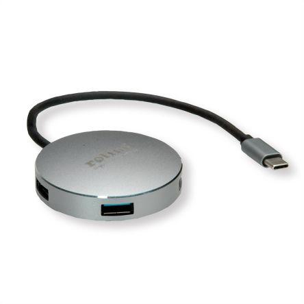 Rozbočovač USB 14.02.5036-10, standard: USB 3.2 USB, počet portů USB: 4 Sběrnice USB 200 mm Roline
