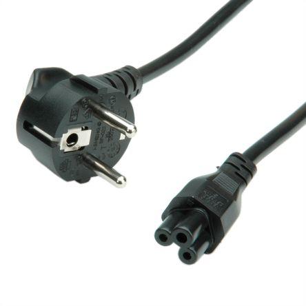 Napájecí kabel 1.8 m, A: CEE 7/7, B: IEC C5, 250V ac Roline