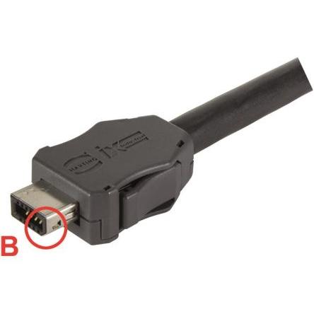 HARTING Ethernetový konektor, řada: IX Industrial Vnitřní Cat6a, počet cest: 10, Montáž na plošný spoj Stínění 360°,