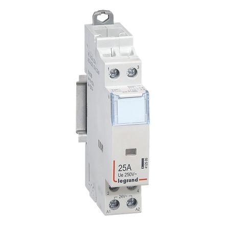 Legrand Stykač napětí ve vinutí 24V 2pólový 25 A 3 kW s 2 NO kontakty