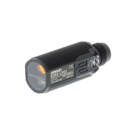 Omron Fotoelektrický snímač, řada: E3FA Infračervená LED Válcovitý, výstup: PnP Potlačení pozadí IP67