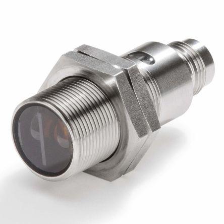 Omron Fotoelektrický snímač, řada: E3FC Červená LED Válcovitý Kabel, výstup: PnP Difuzní IP67, IP69K
