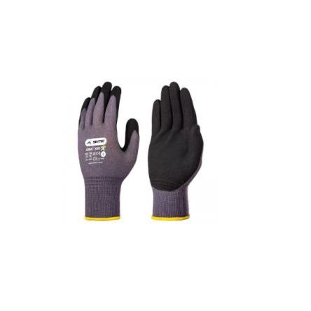 Skytec Rukavice Černá, Šedá EN 388:2016, EN 407 Genium, Nylon, Spandex Ano Ano Ano Nitril 6 ARIA 360