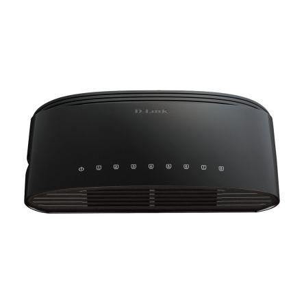 Síťové přepínače, model: 8-Port Fast Ethernet Unmanaged Desktop Switch 8portový 100Mbps D-Link Neřízený