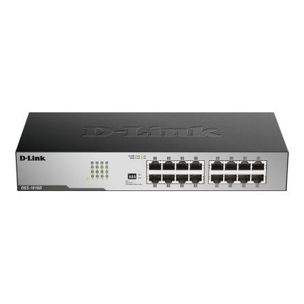 Gigabitový switch, model: 16-Port Gigabit Unmanaged Desktop Switch 16portový D-Link Neřízený