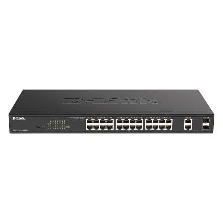 Gigabitový switch, model: 26-Port Gigabit Smart Managed Max PoE Switch 26portový D-Link Inteligentní Napájení přes síť