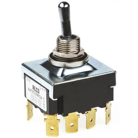 TE Connectivity Přepínač IP67 Panel 4PST Zap-vyp ovládání 20A Jazýček 30 V dc