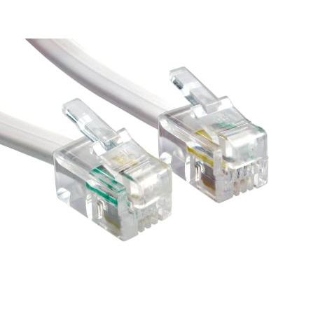 Telefonní kabel Vnější, Bílá RS PRO RJ10 Vnější RJ10 2 m