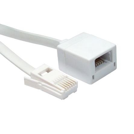 Telefonní kabel Vnější, Bílá RS PRO BT Vnitřní BT 3 m