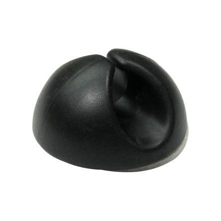 Příchytka kabelu pro průměr svazku 5 mm Polyvinylchlorid Černá Samolepicí RS PRO
