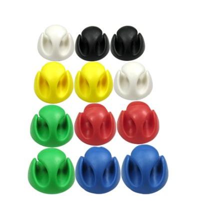 Příchytka kabelu pro průměr svazku 5 mm Polyvinylchlorid Samolepicí RS PRO