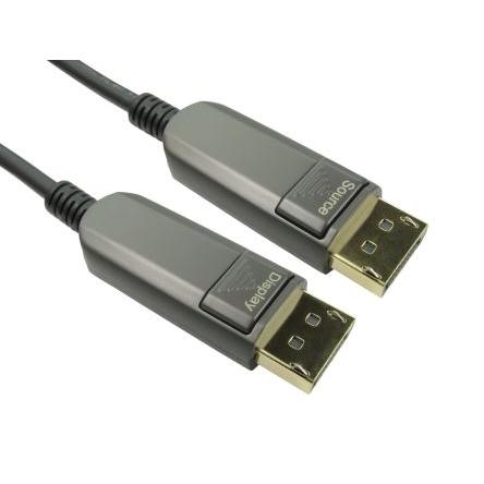 RS PRO, A: Vnější Display Port, B: Vnější Display Port, Polyvinylchlorid DisplayPort Kabely 15 m