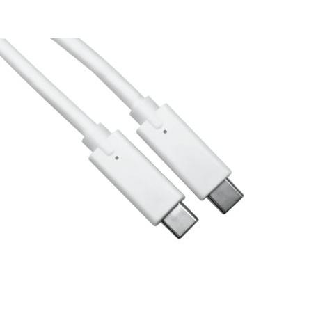 RS PRO Kabel USB Vnější, A: USB typu C, 1.5 m Vnější, Bílá, B: USB typu C