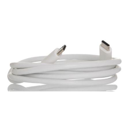 RS PRO Kabel USB Vnější, A: USB typu C, 1.5 m Vnější, Bílá, B: USB typu C
