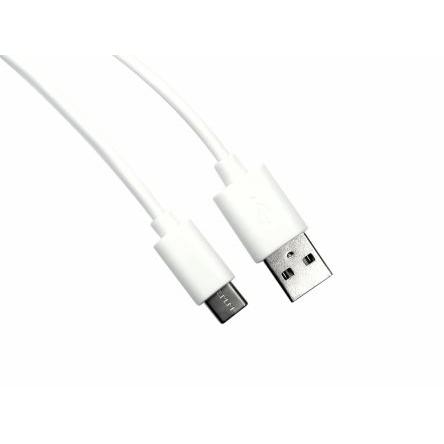 RS PRO Kabel USB Vnější, A: USB typu C, 1 m Vnější, Bílá, B: USB typu A