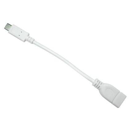 RS PRO Kabel USB Vnitřní, A: USB typu C, 150 mm Vnitřní, Bílá, B: USB typu A