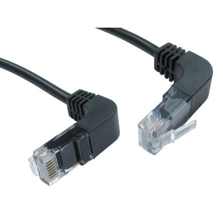 RS PRO Cat5e Ethernetové kabely, Černá, Polyvinylchlorid, A: RJ45 3 m Vnější, B: RJ45 Vnější, typ pláště: UTP