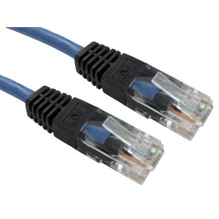 RS PRO Cat5e Ethernetové kabely, Modrá, Polyvinylchlorid, A: RJ45 5 m Vnější, B: RJ45 Vnější, typ pláště: UTP