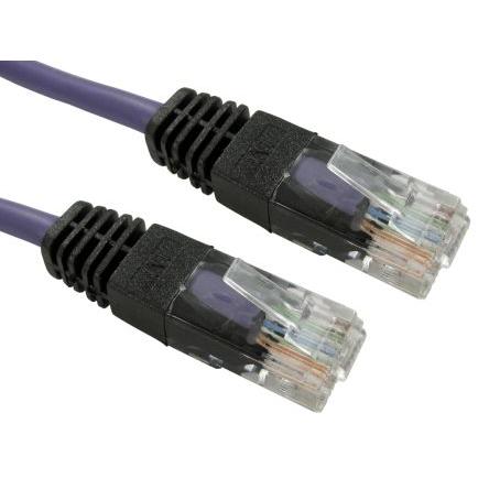 RS PRO Cat5e Ethernetové kabely, Purpurová, Polyvinylchlorid, A: RJ45 20 m Vnější, B: RJ45 Vnější, typ pláště: UTP