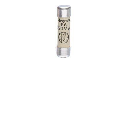 Kazetová pojistka 6A 6.3 x 23 mm Legrand Keramika 250V