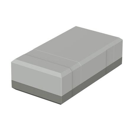 Bopla Pouzdro, řada: Elegant IP40 Nestíněný barva Achátově šedá, Světle šedá barva Světle šedá Polystyren 150 mm 45 mm