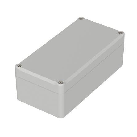 Bopla Pouzdro, řada: Euromas II IP65 Nestíněný barva Světle šedá barva Světle šedá ABS 160 mm 57 mm 80 mm Polychloropren