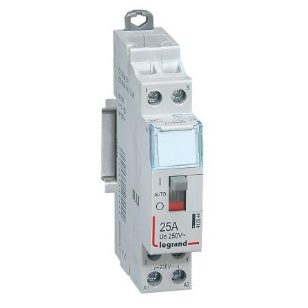 Legrand 2 NO Stykač napětí ve vinutí 230V 2pólový 25 A 3 kW s 2 NO kontakty