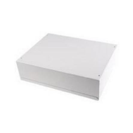 RS PRO Pouzdro na přístroje, řada: RS PRO Ocel válcovaná za studena 95 mm barva Šedá 350 mm 270 mm