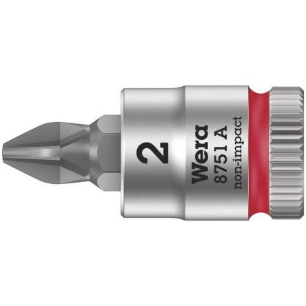 Zásuvka 1/4 in pohon PH 3 x 28 mm Vrták, celková délka: 100mm Wera
