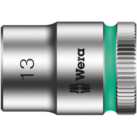 Zásuvka 3/8 in pohon 7/16 in 6 bodů Šestihran, celková délka: 29mm Wera