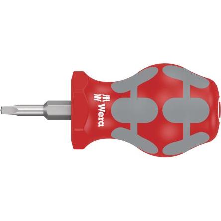 Šroubovák se závitem, dělka lopatky: 25 mm Krátký Čtvercový hrot 1, celková délka: 82mm Wera