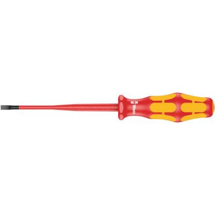 Izolovaný šroubovák, dělka lopatky: 100 mm Izolované Splňuje normu VDE/1000V, celková délka: 161mm Wera