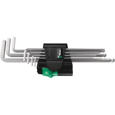 Sada šestihranných klíčů, počet kusů: 7 tvar L Metrické Dlouhé rameno 1 x 1.5x90 mm, 1 x 2.0x100 mm, 1 x 2.5x112 mm, 1 x