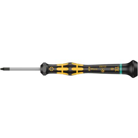 Přesný šroubovák, dělka lopatky: 40 mm Přesný hrot TX2, celková délka: 137mm Wera