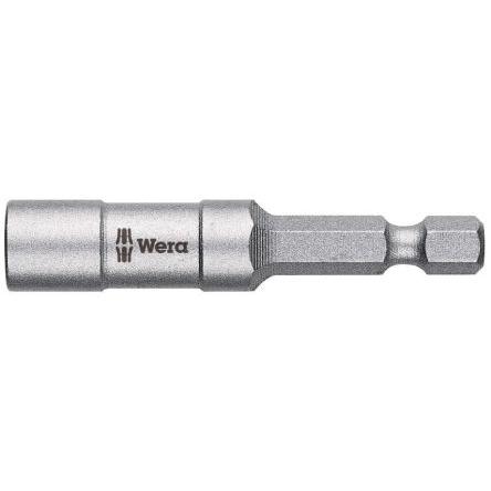 Wera Držák bitů, Nerezová ocel, typ hlavice: Šestihranný, Šestihran, 1/4 in, 57 mm, celková délka: 57mm
