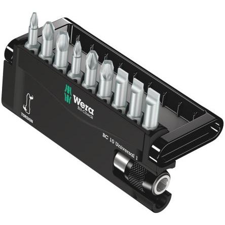 Wera 10 Pozidriv, Křížový, Šestihranný, Ploché Šestihran