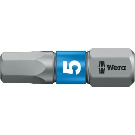 Wera Bit šroubováku, typ hlavice: Šestihranný nástrčný klíč, Šestihran, 4 mm, 4 mm, celková délka: 25mm, počet kusů: 1