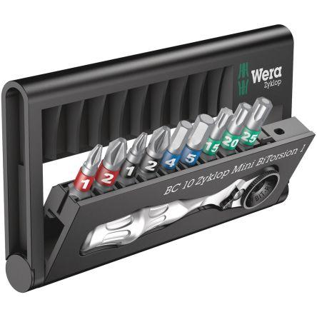 Wera 10 Šestihranný, Křížový, Pozidriv, Ploché, Hvězdicový Ráčna