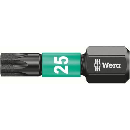 Wera Šroubovací hrot, Šestihran, 1/4 in (Hexagon), TX 20, celková délka: 25mm, počet kusů: 10