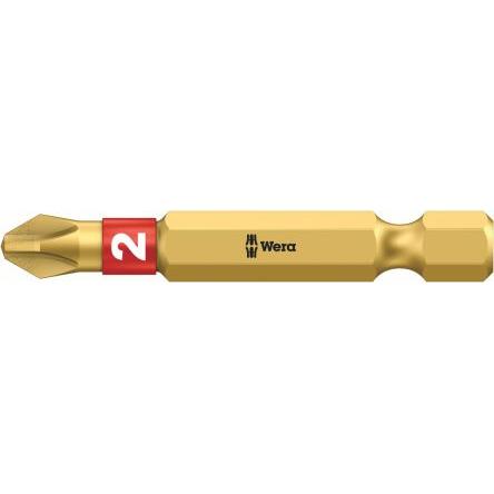 Wera Šroubovací hrot, Šestihran, 1/4 in, PZ3, celková délka: 50 mm, počet kusů: 1