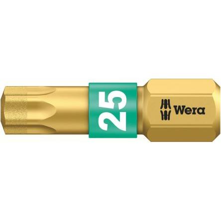 Wera Šroubovací hrot, Šestihran, 1/4 in Hexagon Drive, TX 15, celková délka: 25mm