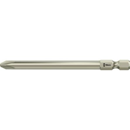 Wera Šroubovací hrot, Nerezová ocel, Šestihran, 1/4 in, PZ3, celková délka: 89 mm