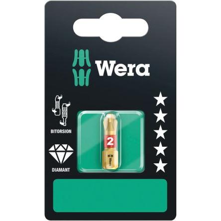 Wera Šroubovací hrot, Diamant, Šestihran, 1/4 in, PZ1, celková délka: 25 mm