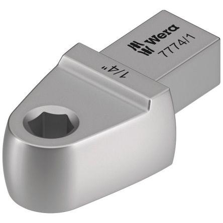 Wera Vložka klíče, Šestihranný, Vložka adaptéru bitů, 9 x 12 mm, 1/4 in, Chromová