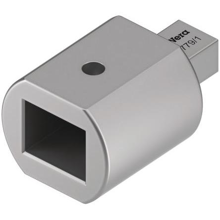 Wera Vložka klíče, Čtvercový, Vložka adaptéru, 9 x 12 mm, 14 x 18 mm, Chromová