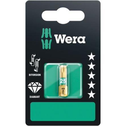 Wera Bit šroubováku, Šestihran, 1/4 in, TX 30, celková délka: 25mm
