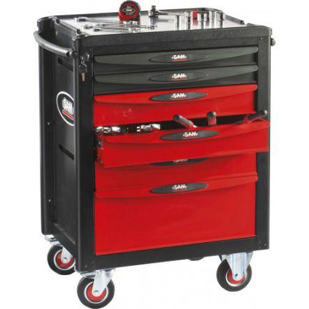Pojízdná skříňka 7zásuvková Na kolečkách, ABS, výška: 940 mm x 710mm, délka: 510 mm SAM