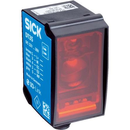 SICK Dálkoměr, řada: DL35 Červený laser Blok 5kolíkový M12, výstup: NPN/PNP Retroreflexní IP67, IP65